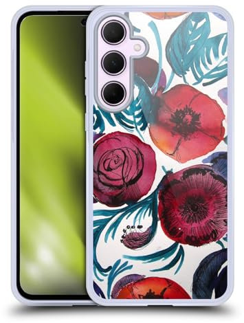 Head Case Designs Offizielle Mai Autumn Violetta Blumiger Garten Gel Handyhülle Hülle [Militärischer Schutzgrad] Kompatibel mit Samsung Galaxy A35 5G