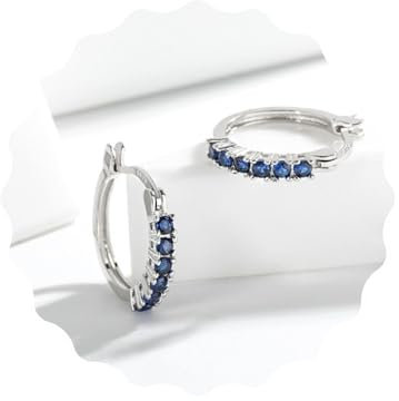 Hypoallergen Mode 925 Creolen Silber Sterling Ohrring für Frauen Kleine Gold Hoop Geschenke für Freundin Mutter Freundin Geburtstag Leichte Huggie Tropfen Ohrstecker für Mama, Einheitsgröße, Van Cleef