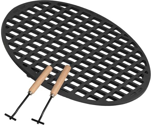 BBQ-Toro Grille de cuisson en fonte pour barbecue sphérique de 57 cm de diamètre | Ø 54 cm | Déjà cuite – Preseasoned | Accessoires pour barbecue au charbon de bois et bien plus encore | Grille de