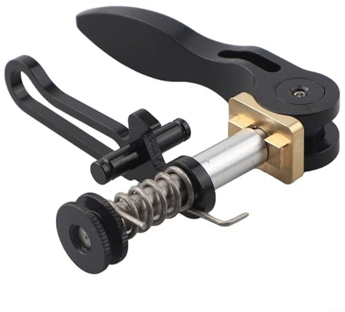 Robust Aluminum Alloy Quick Release Clamp for Brompton and for 3sixty Bikes (Black)