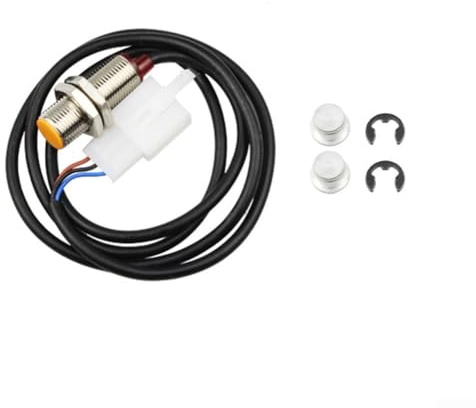Digitaler Tacho Kilometerzähler Sensor Kabel und Magnet für ATV Motorrad 1 5m Länge Materialien Direktinstallation