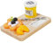 Toyvian Giocattoli da dessert di mirtilli alla fragola casa delle bambole Bambola gabby gadget casa tagliere utensili da cucina in miniatura di gioco alimentare in miniatura resina
