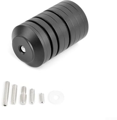 Bow Stabilizer Kit 280g Stainless Steel Weights for Balancing and Stabilizing Compound Bows (Black)