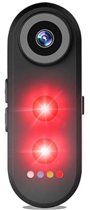 YUEHISY Bike Camera with Tail Light, 1080P Rear View Camera with Brake Taillight, 140 Wide Angle, Water Proof Cycling Recorder, for Outdoor Riding