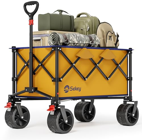 Sekey XXL 4031 All Terrain Bollerwagen Faltbar 135L 150KG Belastbar