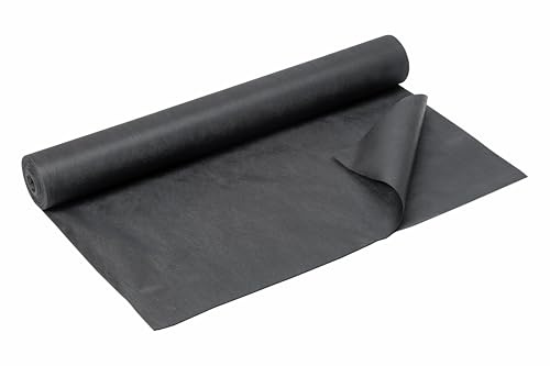 Meister Unkrautvlies 15 x 2 m – 150 g/m² – Schwarze Unkrautfolie | Gegen Unkraut und Frost – Atmungsaktiv – Speichert Wärme und Feuchtigkeit – Zuschneidbar – Für Beete und Wege