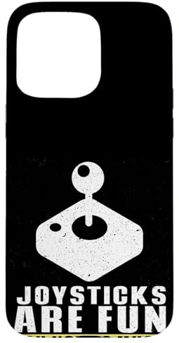 Joysticks are Fun Geek Gamer Nerd Funny Coque pour iPhone 15 Pro Max