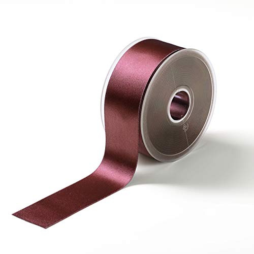 Prym Satin Ribbon 38 mm Bordeaux, 100% Polyester