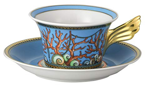 Versace – Tazza e piattino da tè Les Trésors de la Mer