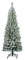 Albero di Natale Ecologico Abete Innevato Slim Penicel 240cm in pvc folto