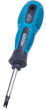 Utoolmart U-Gabel-Typ-Schraubendreher, CRV magnetische Spitze, Mesopore mit rutschfestem PP, 135 mm Länge, Griff, manuelles Reparaturwerkzeug für elektronische Produkte, 1 Stück