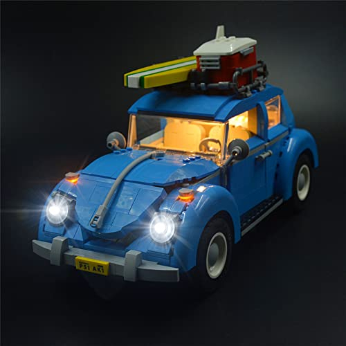 GEAMENT Lichtset Kompatibel mit Lego Beetle Bausteine Modell - für Creator Expert 10252 Auto (Modell-Set Nicht enthalten)