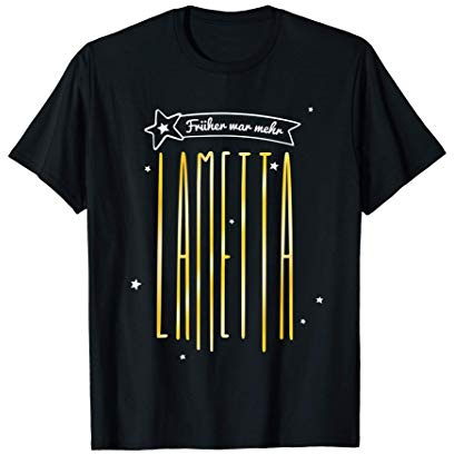 Lustiges Früher war mehr Lametta Weihnachtsbaum Weihnachten T-Shirt