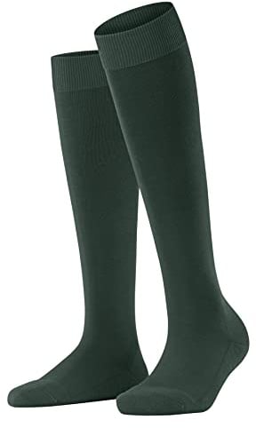 FALKE Damen ClimaWool Kniestrümpfe atmungsaktive klimaregulierende geruchshemmende Wolle Lyocell sehr langlebig verstärkt elegant fein ultra leichtes Gefühl auf der Haut 1 Paar | aus klimaregulierender Wolle-Lyocell Mischung
