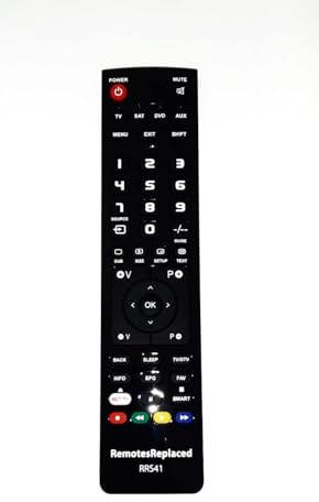 RemotesReplaced Fernbedienung kompatibel mit VIVAX TV-32S55T2S2