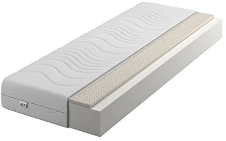 Matratze Latex Atmungsaktiv 120x200 Silver 16 cm schaummatratze H2 H3 Bett Matratzen 2 in 1