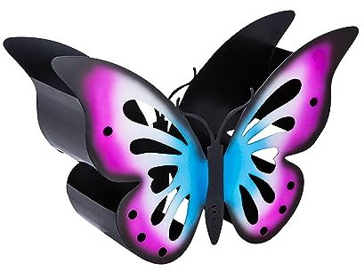 Weltbild Toilettenpapierhalter ohne Bohren Schmetterling - WC Rollenhalter aus Metall zur Klopapier Aufbewahrung für 5 bis 8 Rollen in Schmetterling Deko Design