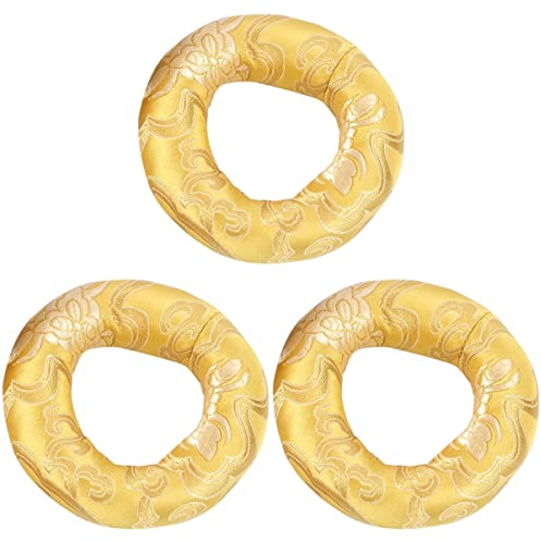 3Er Pack Klangschalenring Buddhistische Klangschalenunterlage Tibetische Klangschalenmatte Buddhismus Klangschalenkissen Tibetische Klangschale