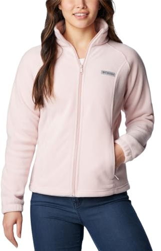 Columbia Damen Benton Springs Full Zip Baby Jacke, Rosa (Dusty Pink), Large