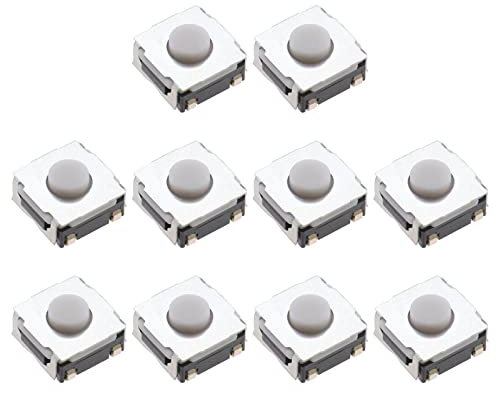 VGOL 10 Botones de Mando A Distancia de Repuesto Compatible con Renault Clio Kangoo Megane Modus Twingo Traffic Master Mando A Distancia Micro Botón Interruptor