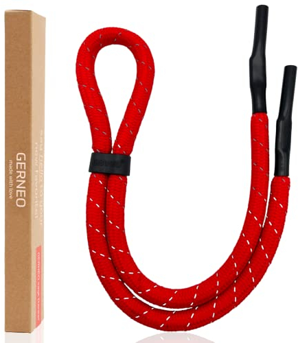 GERNEO® – Originale – Fascia galleggiante in neoprene – strisce riflettenti – diversi colori – regolabile con cavo – fascia per occhiali sportivi impermeabile & tenuta salda, Morto, Taglia unica