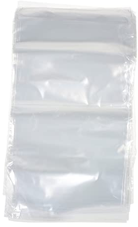 KICHOUSE Vakuum 200 Stück Schrumpffolie Transparent Verschließbare Beutel Kunststoff Kerzen Badekerzen Badebomben Folienbeutel Schrumpffolienbeutel Pvc-Schrumpffolie Beutel