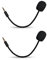 Ersatz-Spiel-Mikrofon für Razer Barracuda X Headset auf PS4 PS5 Xbox One PC, 3,5 mm abnehmbares Galgenmikrofon, 2 Stück