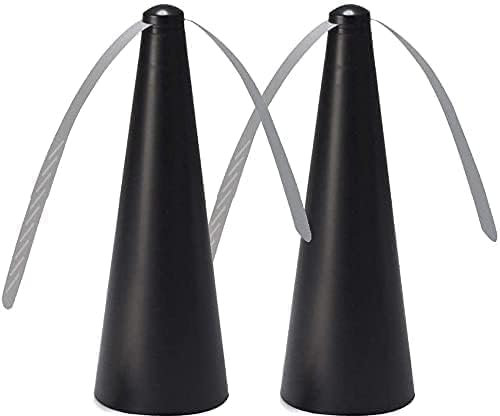 EHOTER Ventilateur Anti Mouche Electrique Mouche De Table Répulsif à Pales Extérieur Et Intérieur Repousse Anti Moustique pour Maison Dîner Pique-Nique Et Barbecue (2 pièces)