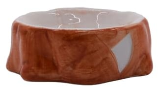ANMOO Small Animal Feeding Bowl - Ceramic Hamster Feed & Water Dish