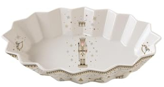 EASY LIFE Teller oval 25 x 17 cm aus porc.in Color Box Royal Nutcracker