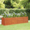 GuyAna Hochbeet Rostig 320x80x77 cm Cortenstahl Hochbeet Metall Sichtschutz Zaun