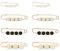 Bailinks Broches pour femmes,8 pièces broches épingles décoratives de mode,épingles de châle,sûreté clips pour cardigan,boutons de manchette et serrages de pantalon à taille pour femmes et filles