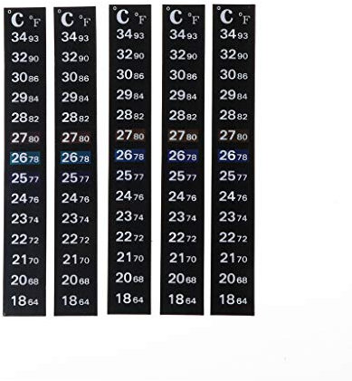 Brewing Thermometer Strip Adhesive Aquarium Temperature Sticker for Fish for Bottle Drink Waterproof 5