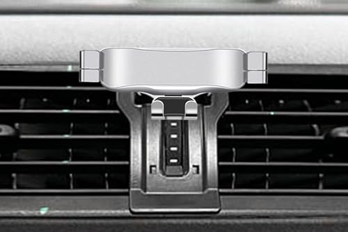 HBANMK Handyhalterung Auto für Skoda Fabia 2015 2016 2017 2018 2019-2023, Kfz Handyhalterung Auto Lüftung Halter, 360° Drehbar Autohalterung Handy Halterung Auto Smartphone Handyhalter,B Silver