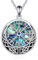 YAFEINI Wikinger Kette für Damen 925 Sterling Silber Viel Glück Keltischer Knoten Anhänger Halskette Amulett Schutz Wikinger Triskele Schmuck (Wikinger Kette1)
