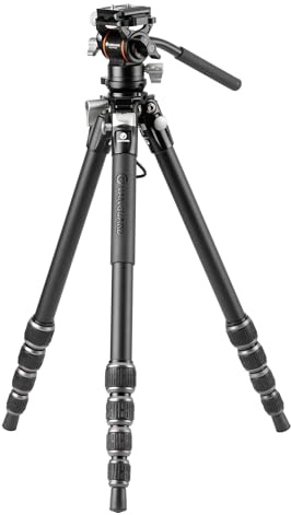 Vanguard Alta Pro 3VLT 235AV10 Trípode de vídeo | Con semiesfera, Compacto, Rótula de vídeo, Aluminio, Cerrado: 53,9cm, Extendido: 147,9cm, Soporta hasta 5kg