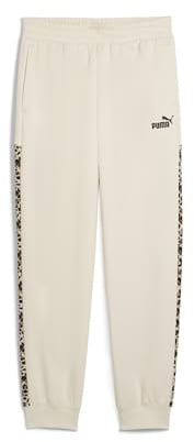 PUMA Damen Strickhose ESS Graphic Animal Comfort High-Waist Sweatpants FL Cl