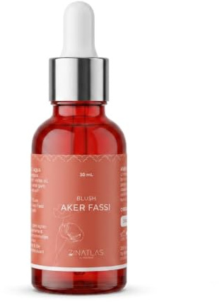 Aker fassi Blush Crème Rouge, fuktgivande, 100 % naturlig