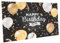 BELLIFFY 1stk Hintergrund -dekor Geburtstag Fotobox Alles Zum Geburtstag Luftballons Alles Zum Geburtstag-Banner Hochzeitsbanner Kuchen Thematische Partydekoration Black Vinyl