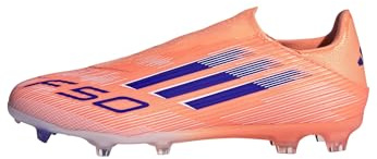 Adidas Unisex F50 League Laceless Firm Multi Ground Sneaker, Beam Orange/Lucid Blue/White, 9 UK