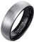 Wolfram-Ring für Herren, schlicht, grau, 6 mm, gebürstet, gewölbt, Eheringe, Jubiläumsschmuck für Herren