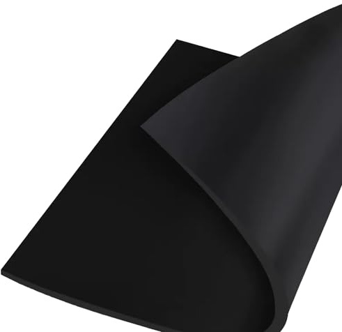 ApuaVireo&Co Rubber Anti-Vibration Pads, Rubber Sheet Mats Pads 2mm Thickness Multiple Sizes(400mm x 400mm)