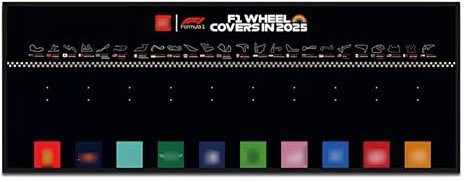 Display Wallboard for Lego 77242-77251 F1 Racing Cars Series, Building Block Wall Frame Compatible with Lego 77250, Photo Frame Storage Display Board (Model not Included ) (Style D)