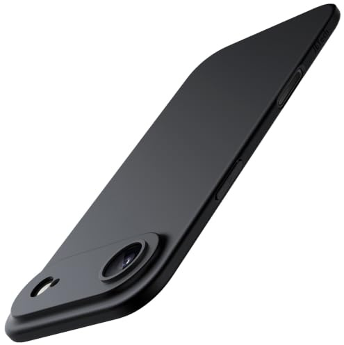 JETech Dünn Hülle für iPhone Air, Schwarz | Kameraschutz, Ultradünne Matte Oberfläche, Leichtes Minimalistisches Design