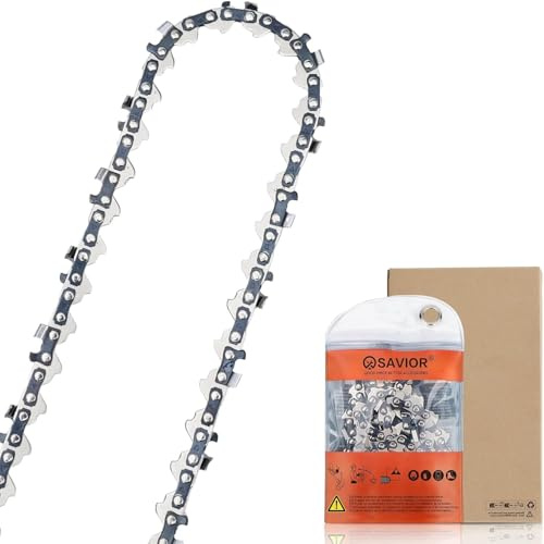 Savior 12 inch(30cm) Chainsaw Chain 1/4 Pitch 64 Drive Links 1.1mm Gauge | Compatible with Stihl MSA160C, 36700000064
