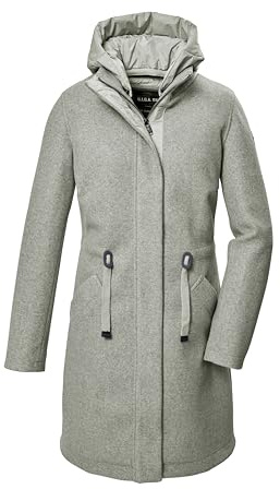 G.I.G.A. DX Damen Gw 46 Wmn Prk Fleece Parka/Mantel mit abknöpfbarer Kapuze