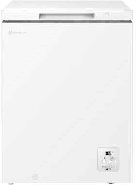 Fridgemaster Chest Freezer, White, 141 Litres MCF145E, 4-Star Rating, Winter Guard, Energy Rating E, 85.8x60.6x55.9 cm