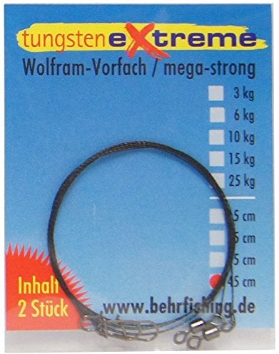 Behr Tungsten-Raubfischvorfach-2704560 Mehrfarbig 6kg 45cm