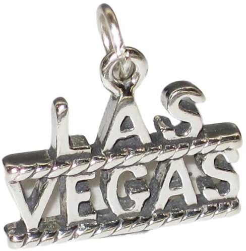 Las Vegas Sterling Silber Charme Gamble .925 x 1 Vereinigte Staaten Charme