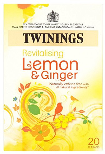 Twinings - Thé goût citron & gingembre - lot de 4 boîtes de 20 sachets